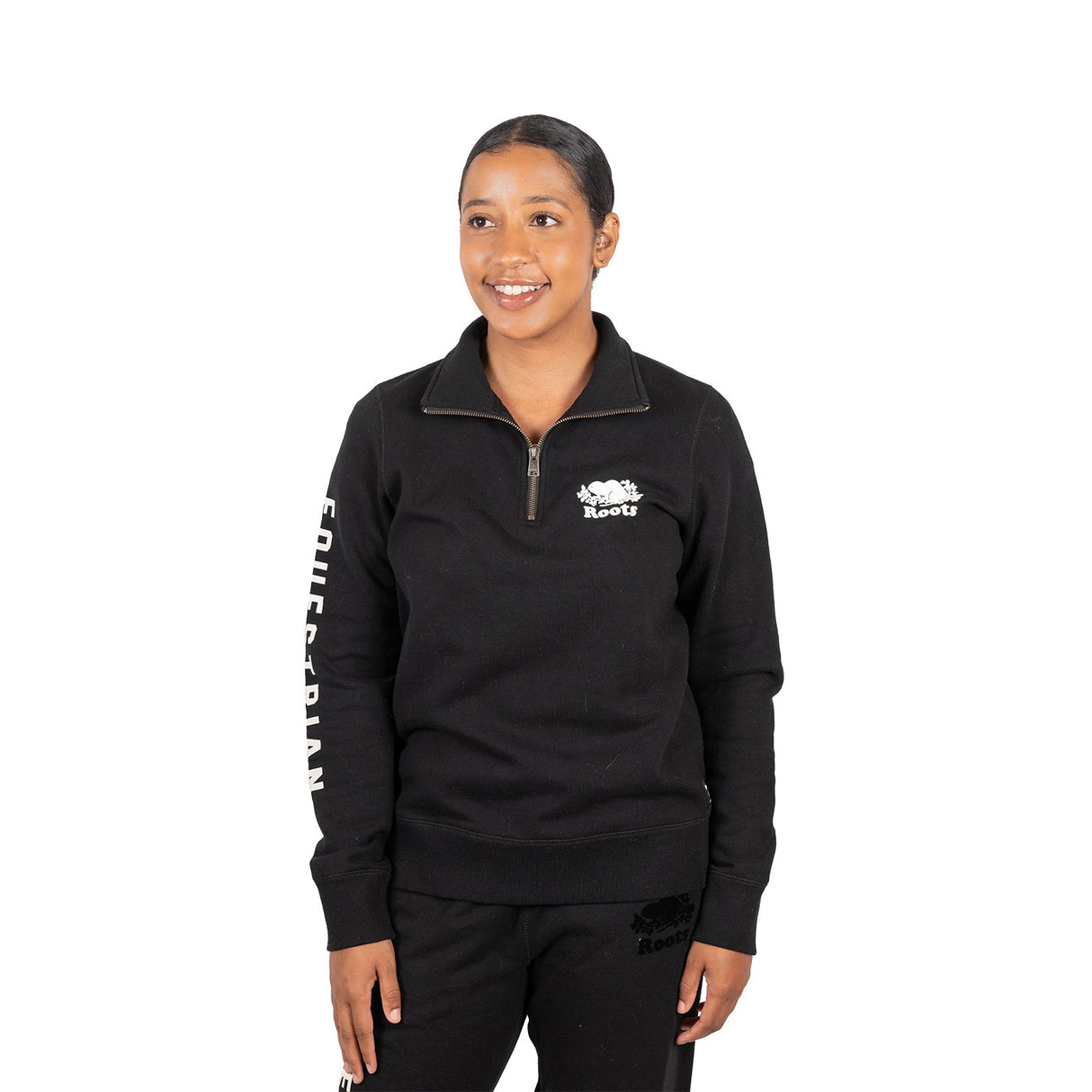 Sweat zippé Roots Equestrian Original Stein