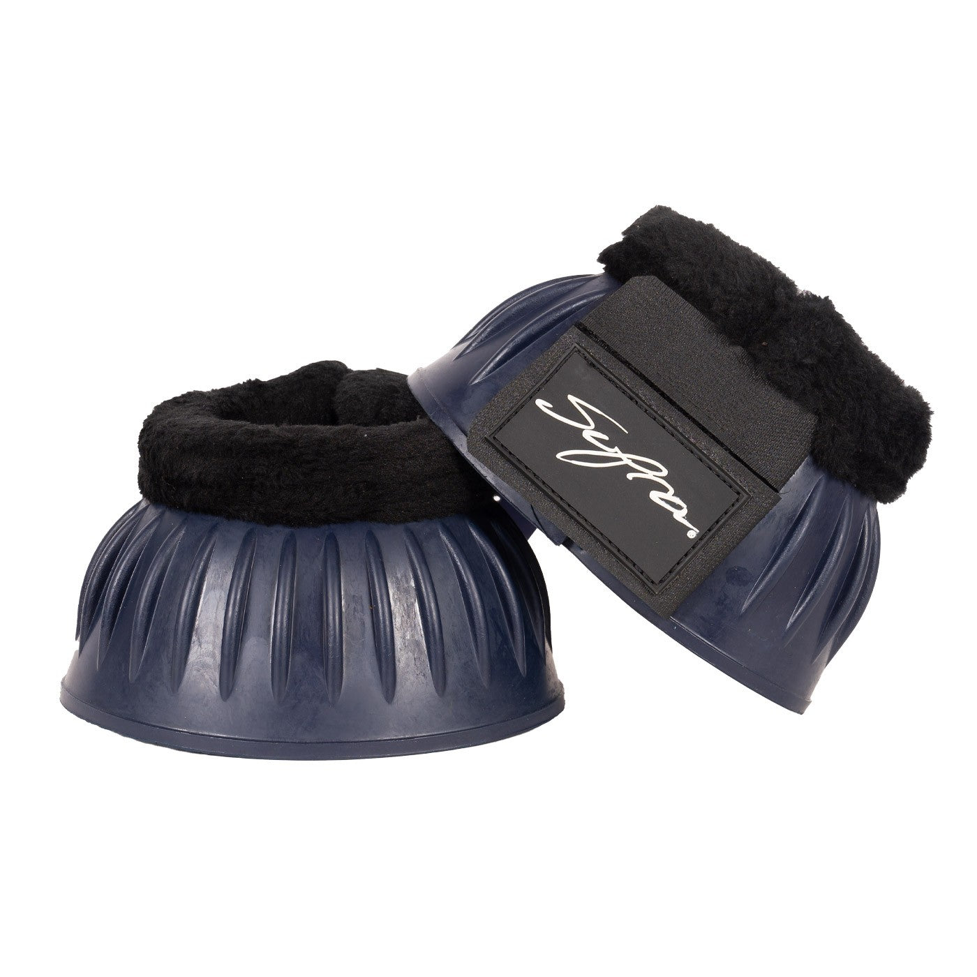 Bottines cloche côtelées Supra 210 avec dessus de fourrure et velcro