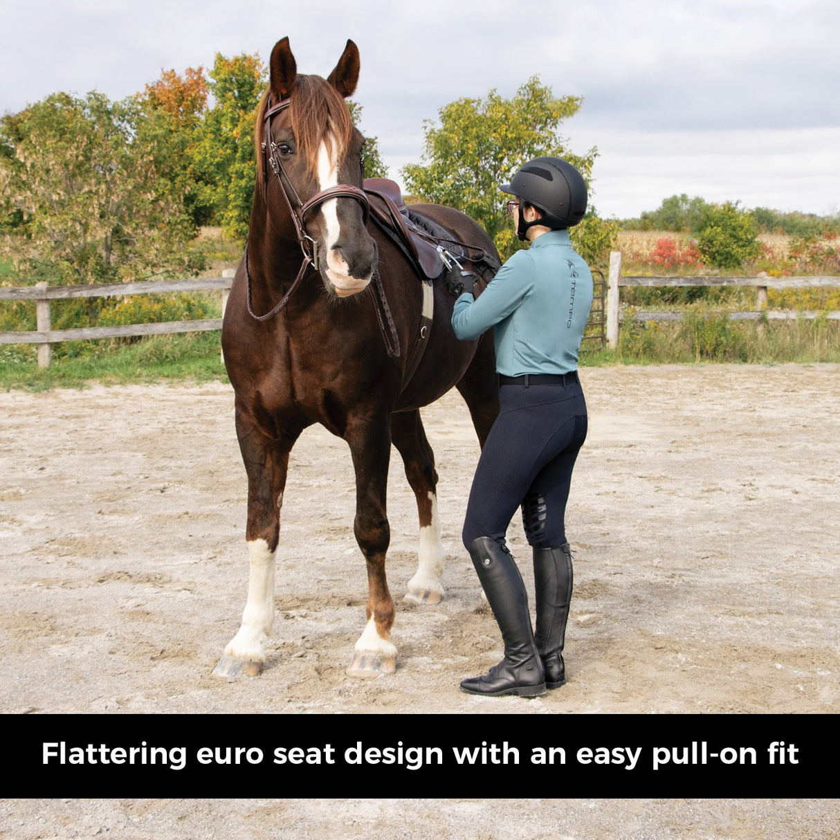 Pantalon d'équitation à enfiler Elation Red Label Sport