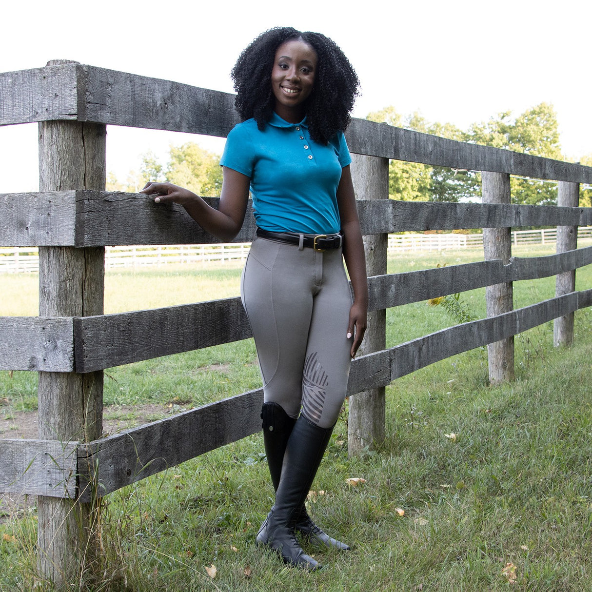 Pantalon d’équitation Elation Red Label Sport à siège européen