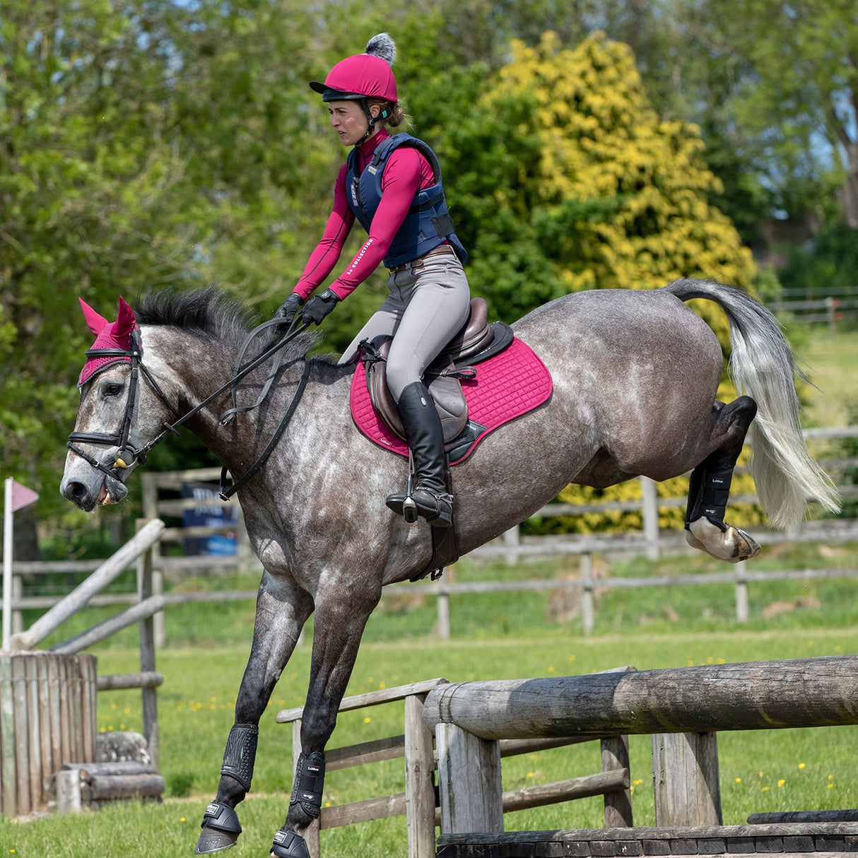 LeMieux Suede Close Contact Square Saddle Pad
