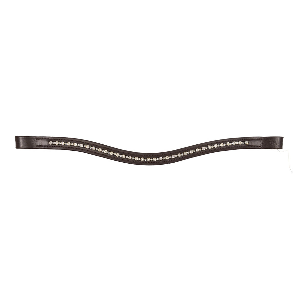 Val du Bois Clear Crystal Wave Browband