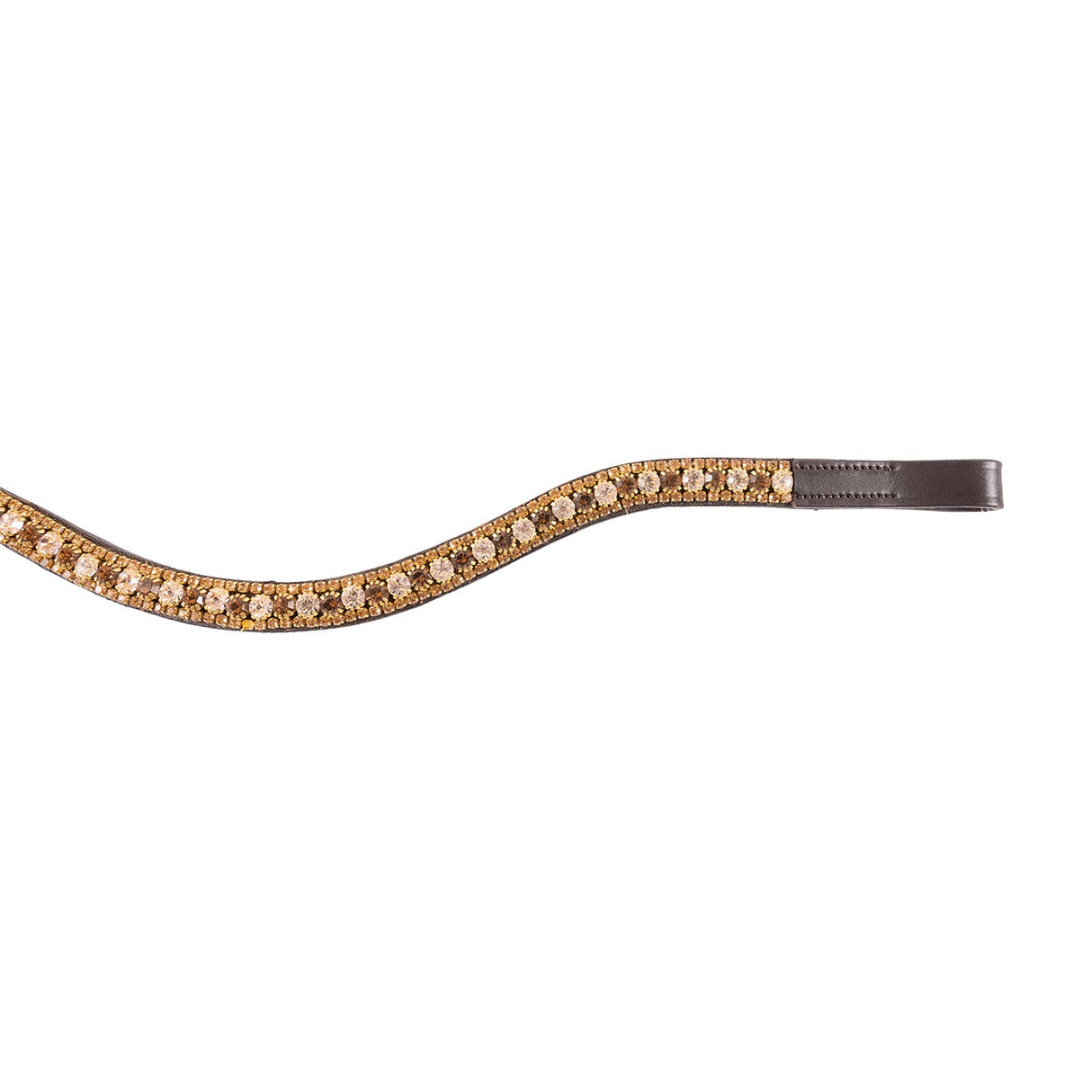 Val du Bois Gold Crystal Wave Browband