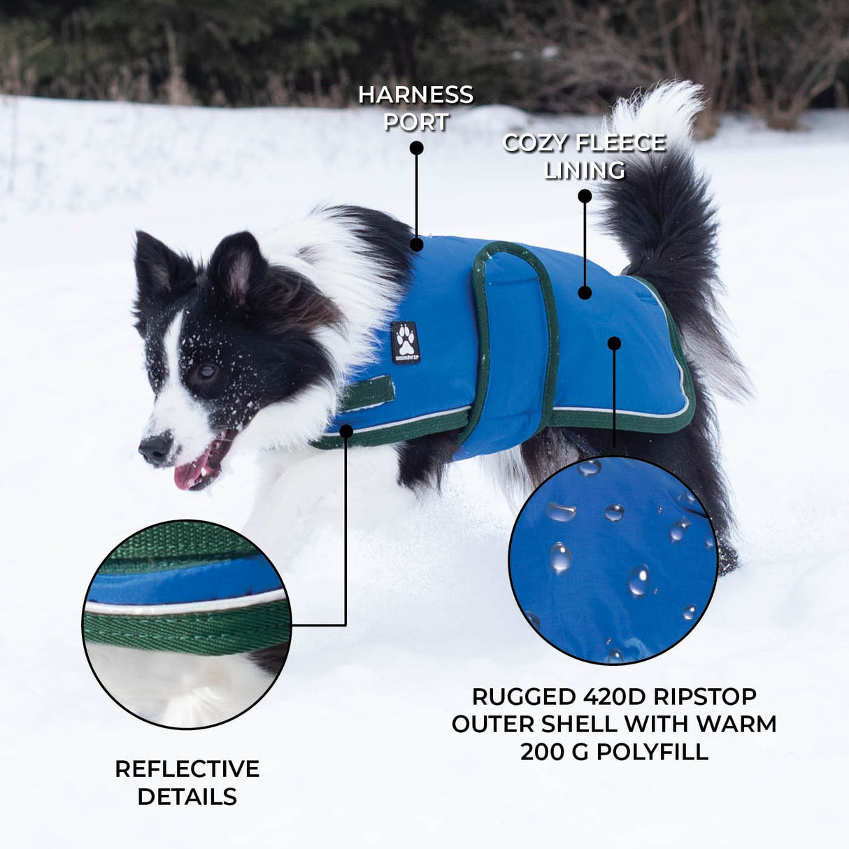 Shedrow K9 Vail Dog Coat