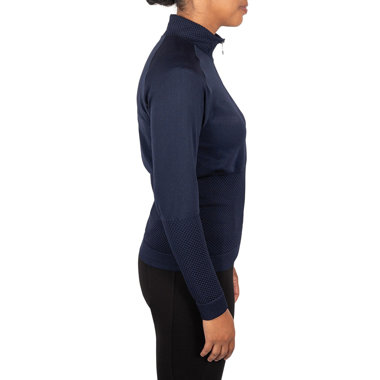 TemTeq Pria Pull zippé sans couture