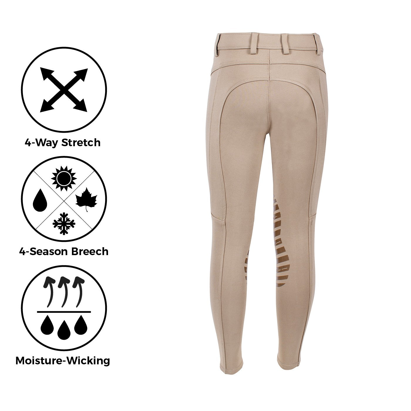 Pantalon d'équitation à enfiler Red Label Sport d'Elation - Enfants