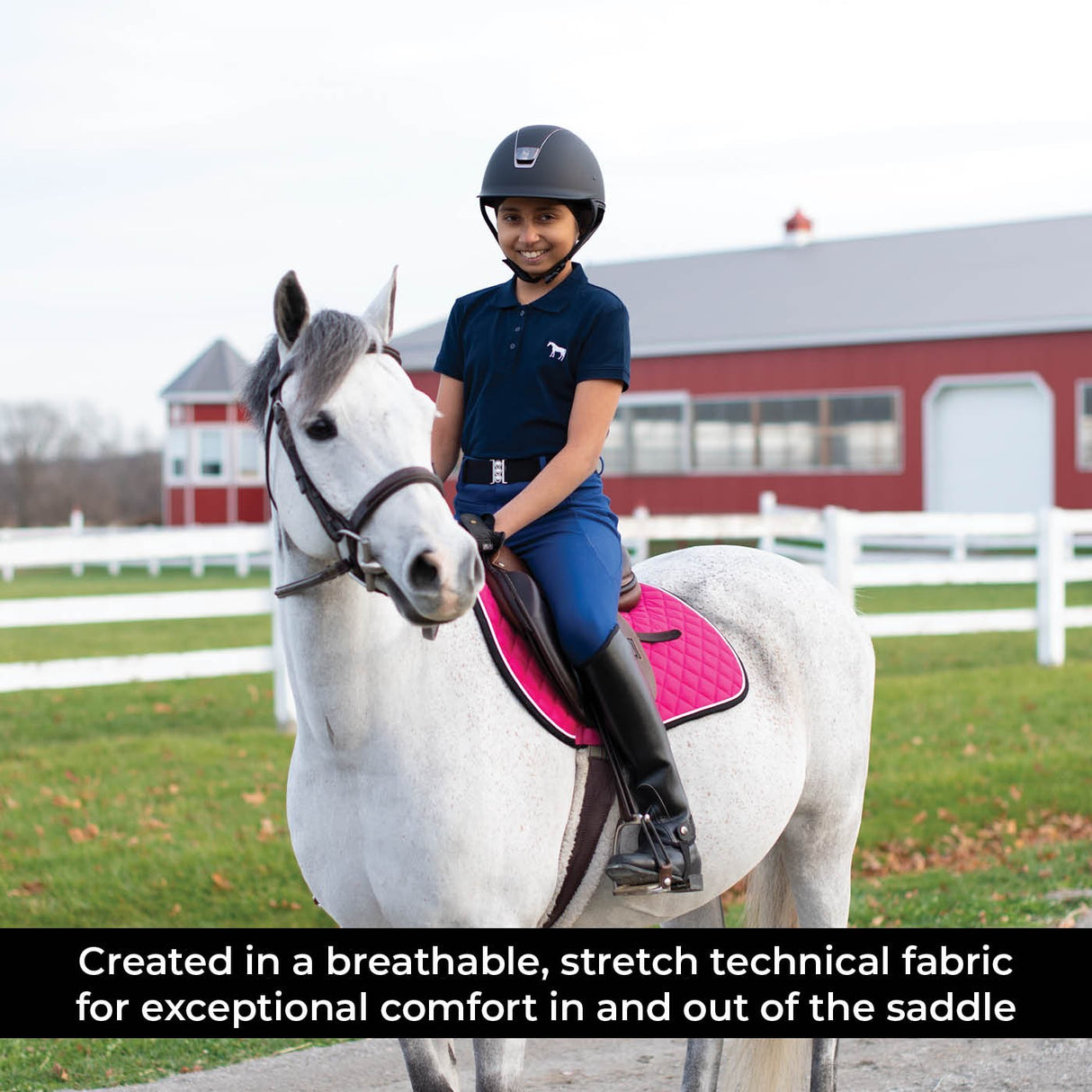 Pantalon d'équitation à enfiler Red Label Sport d'Elation - Enfants
