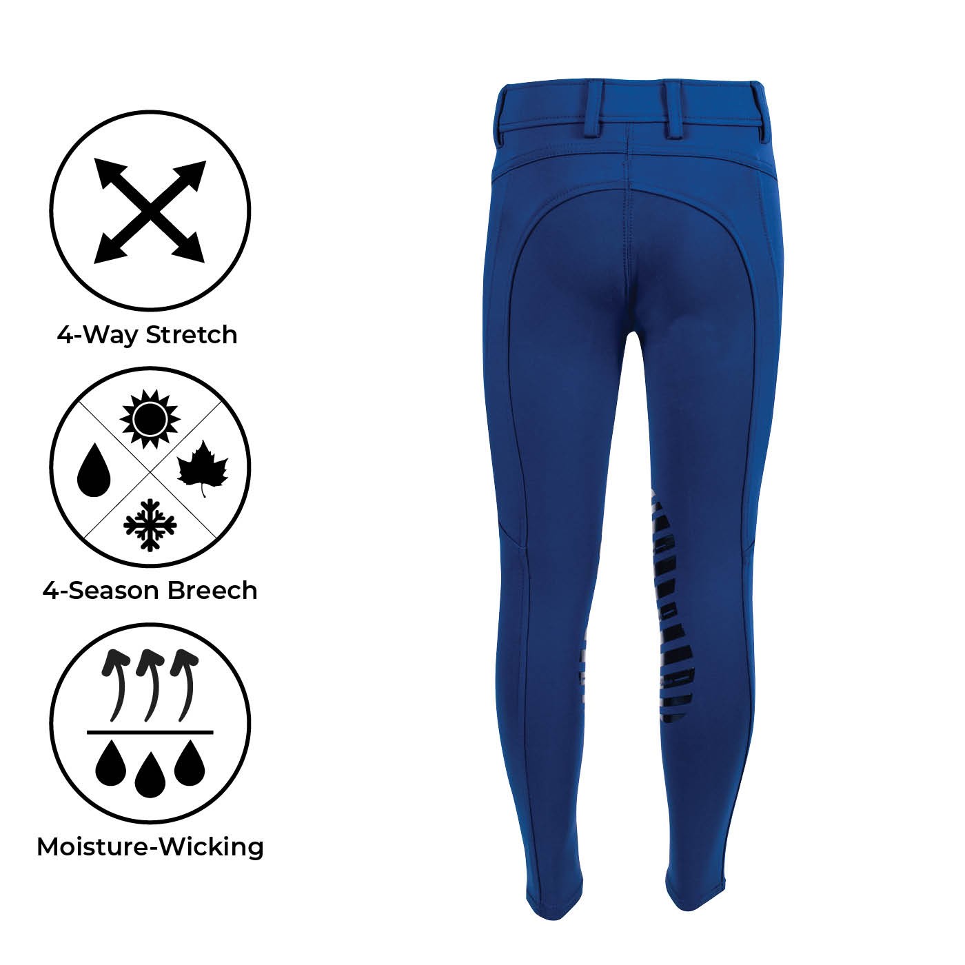 Pantalon d'équitation à enfiler Red Label Sport d'Elation - Enfants
