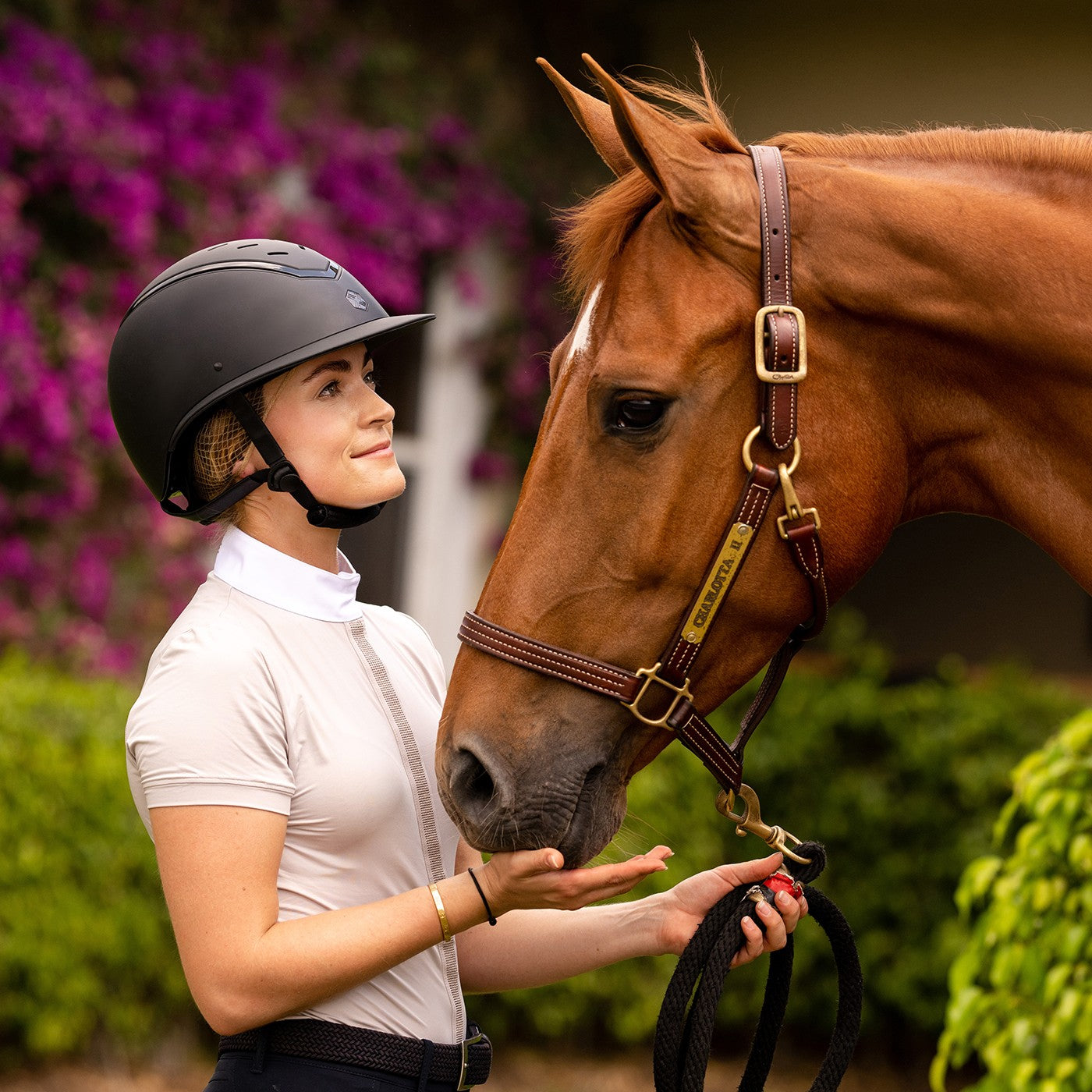 Casque à large bord Charles Owen Kylo