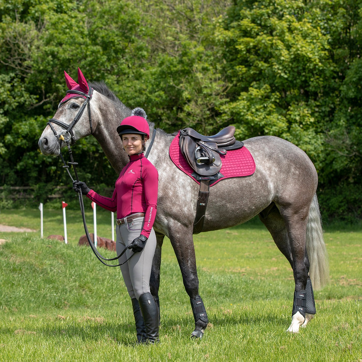 LeMieux Suede Close Contact Square Saddle Pad