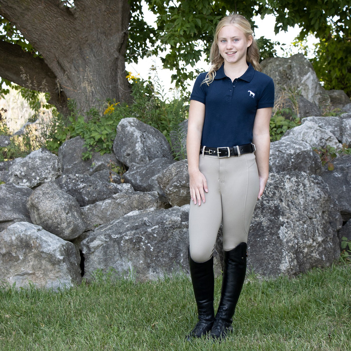 Pantalon d'équitation à enfiler Red Label Sport d'Elation - Enfants