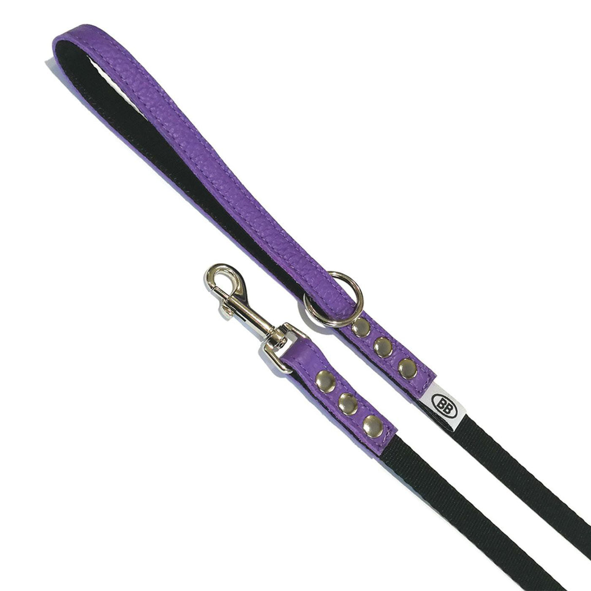 Buddy Belt Accent Leather & Nylon Leash 1.3 cm x 1.2 m