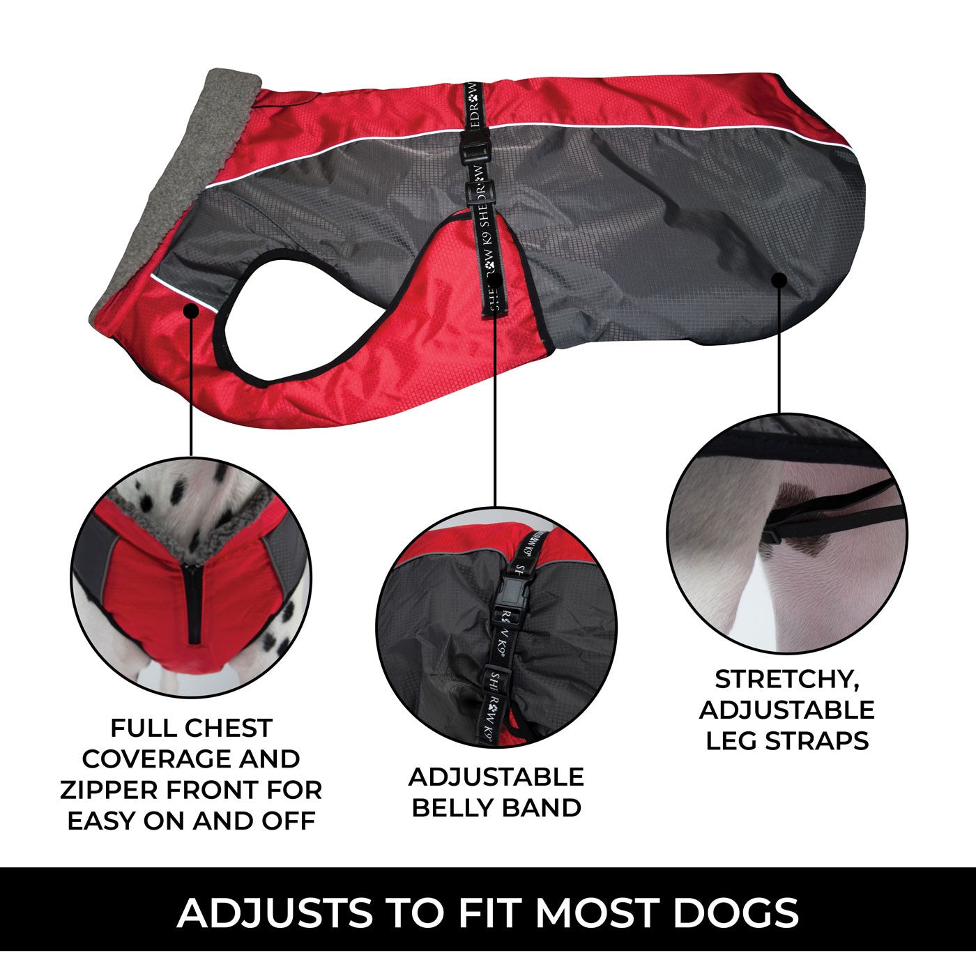Manteau Shedrow K9 Chinook pour chien