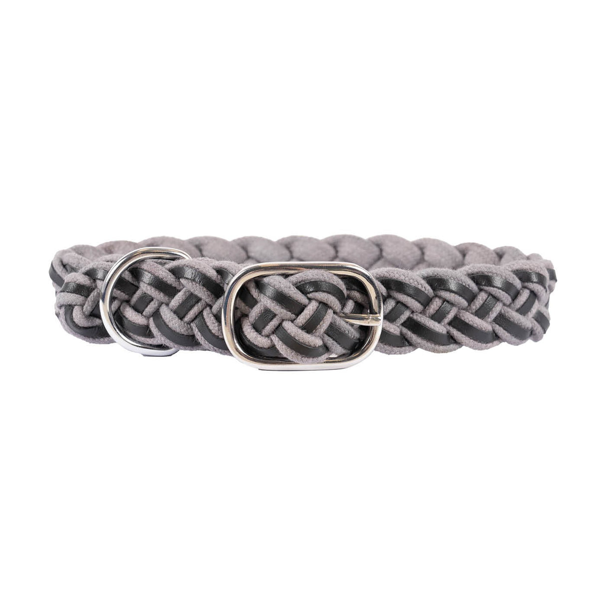 Shedrow K9 Rideau en corde tressée et collier en cuir