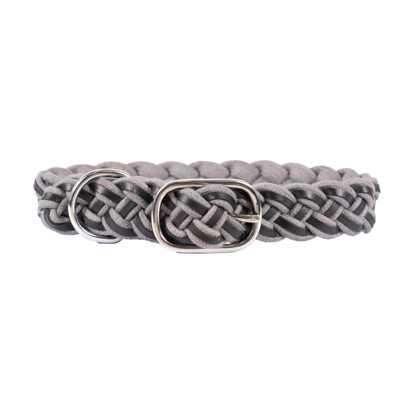 Shedrow K9 Rideau en corde tressée et collier en cuir