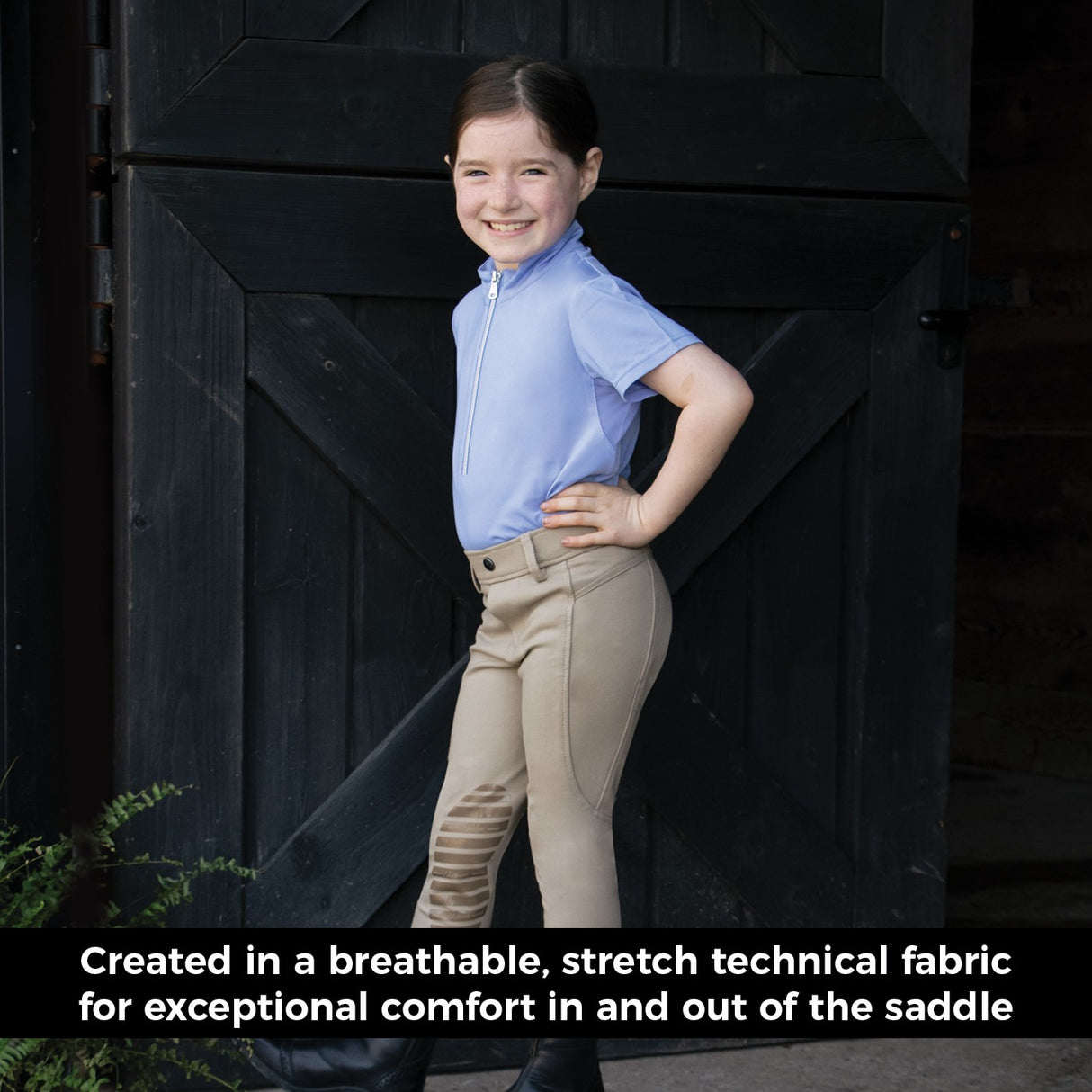 Pantalon d'équitation à enfiler Red Label Sport d'Elation - Enfants