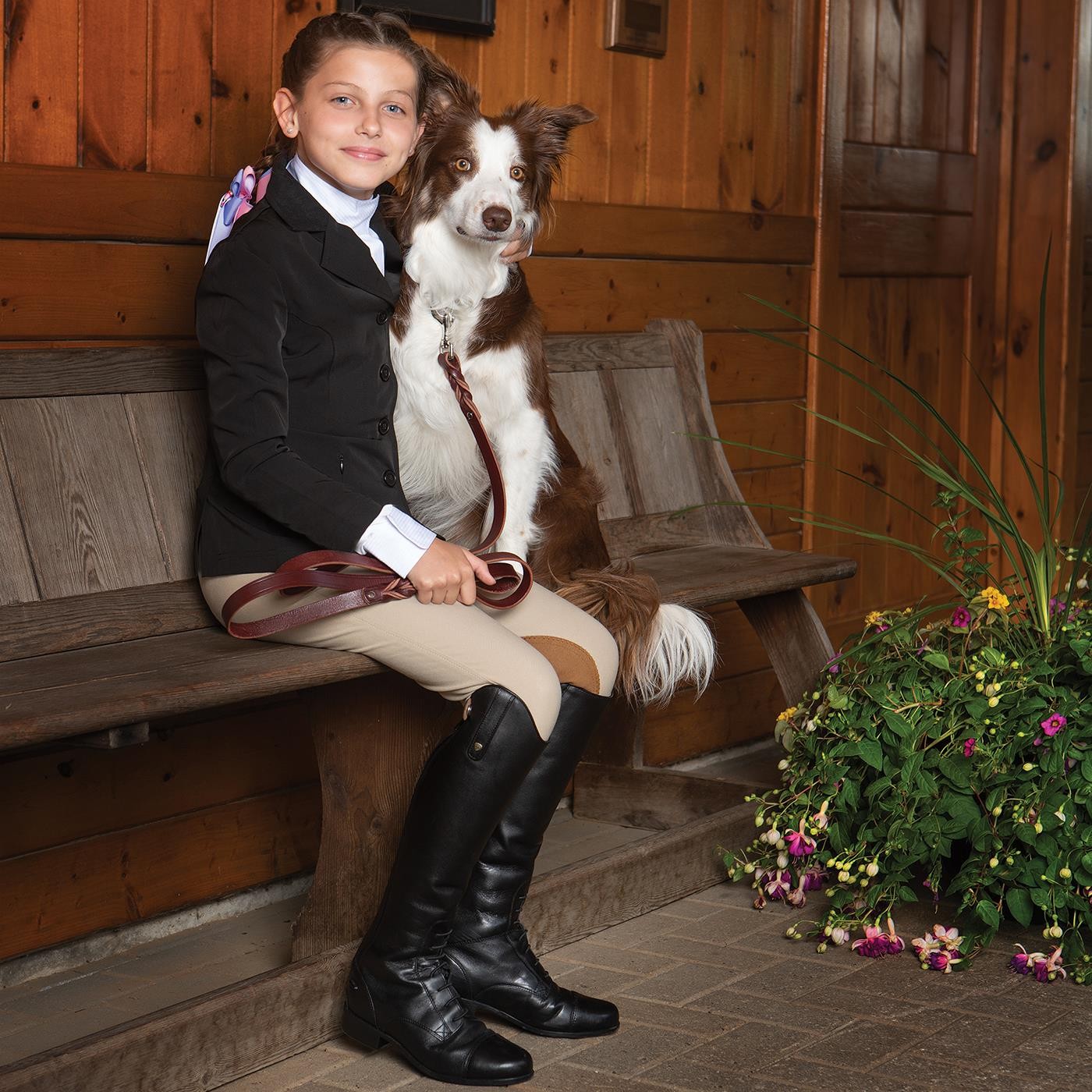 Pantalon d'équitation Chelsea Platinum de Elation - Enfants