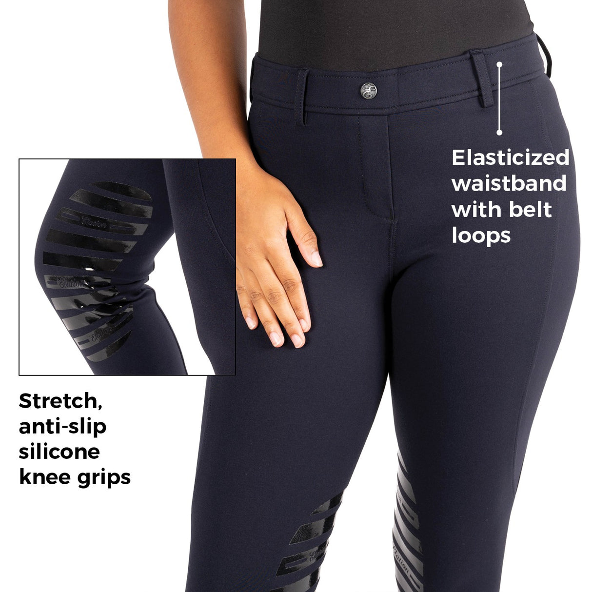 Pantalon d'équitation à enfiler Elation Red Label Sport