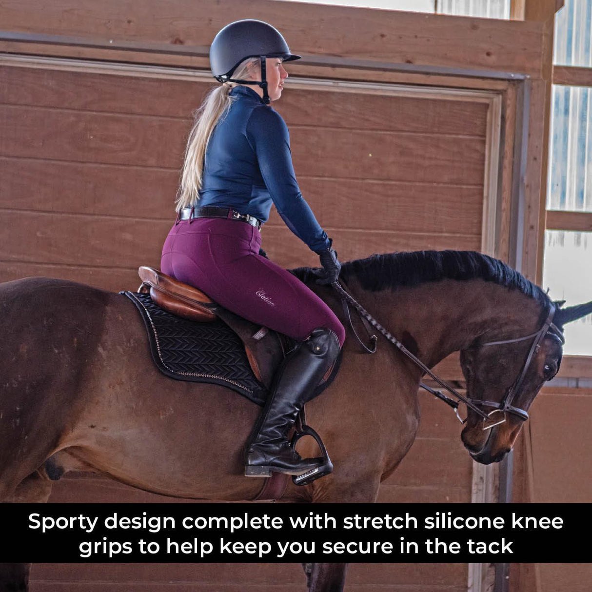 Pantalon d'équitation à enfiler Elation Red Label Sport
