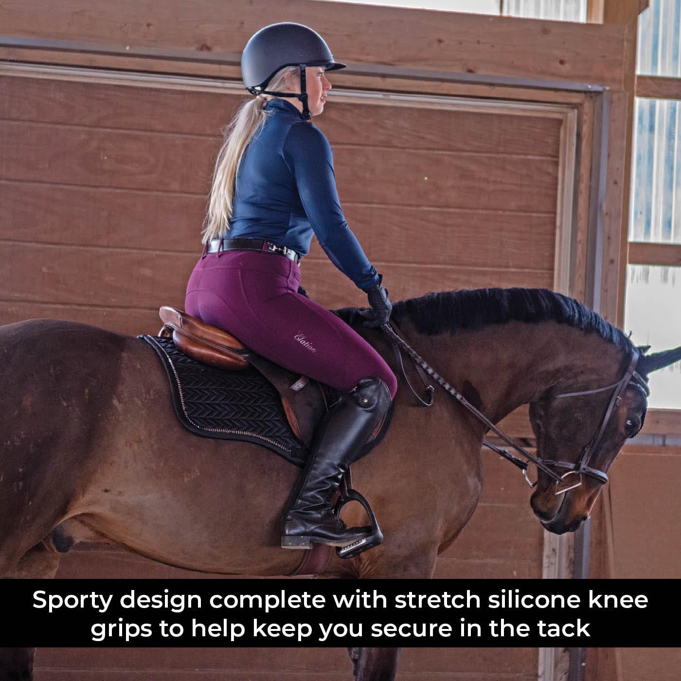 Pantalon d'équitation à enfiler Elation Red Label Sport