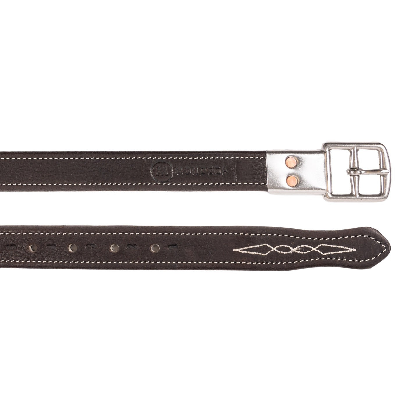 Etrivières en cuir Mondega Fancy Stitch
