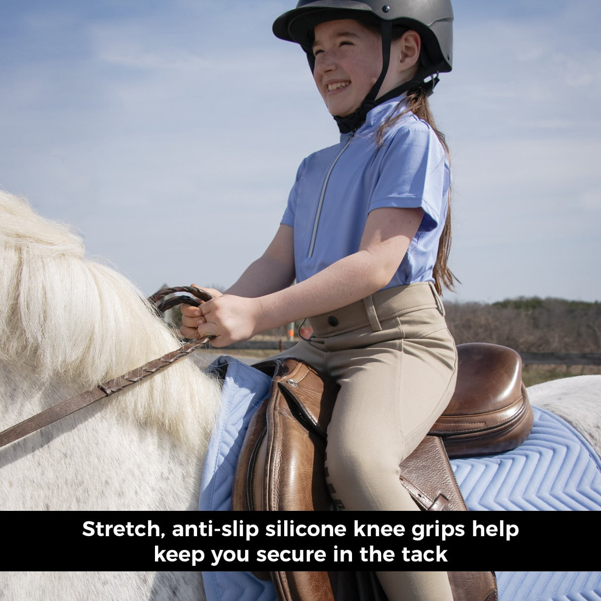 Pantalon d'équitation à enfiler Red Label Sport d'Elation - Enfants