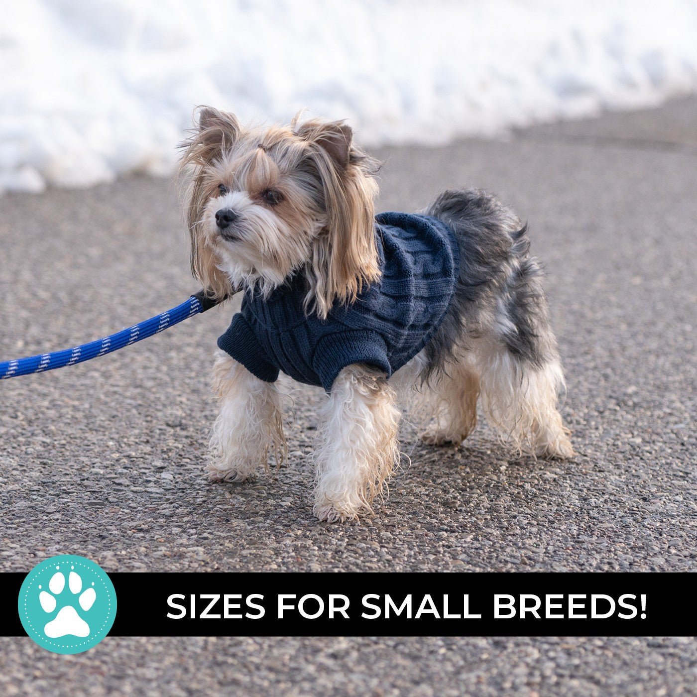 Shedrow K9 Brentwood Cable Knit Dog Sweater