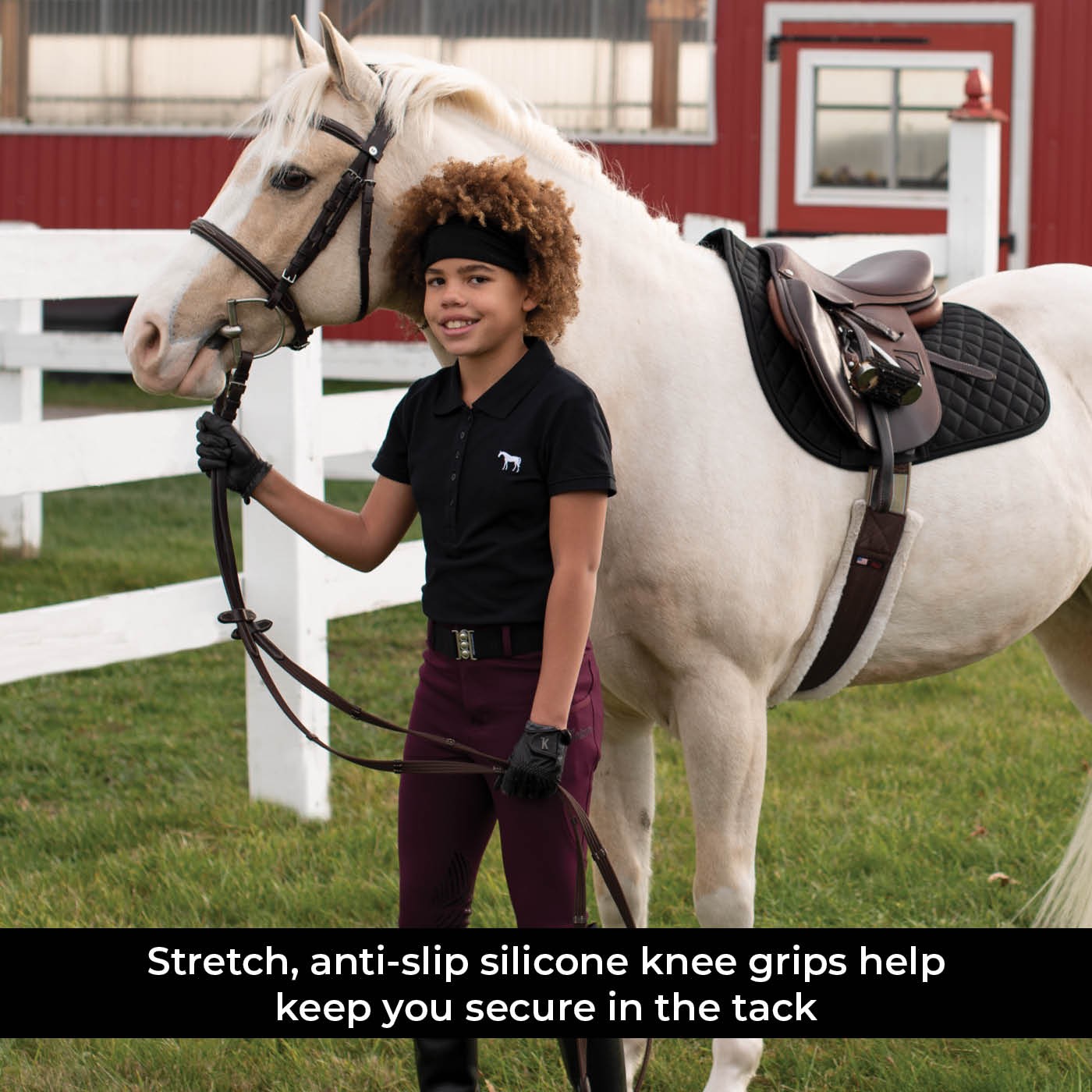 Elation Pantalon d'équitation Red Label Sport - Enfants