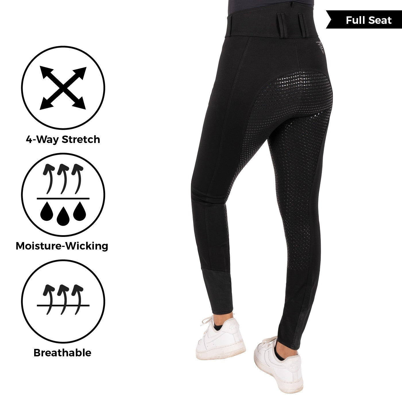 Elation Red Label Sport Culotte à siège intégral à taille haute