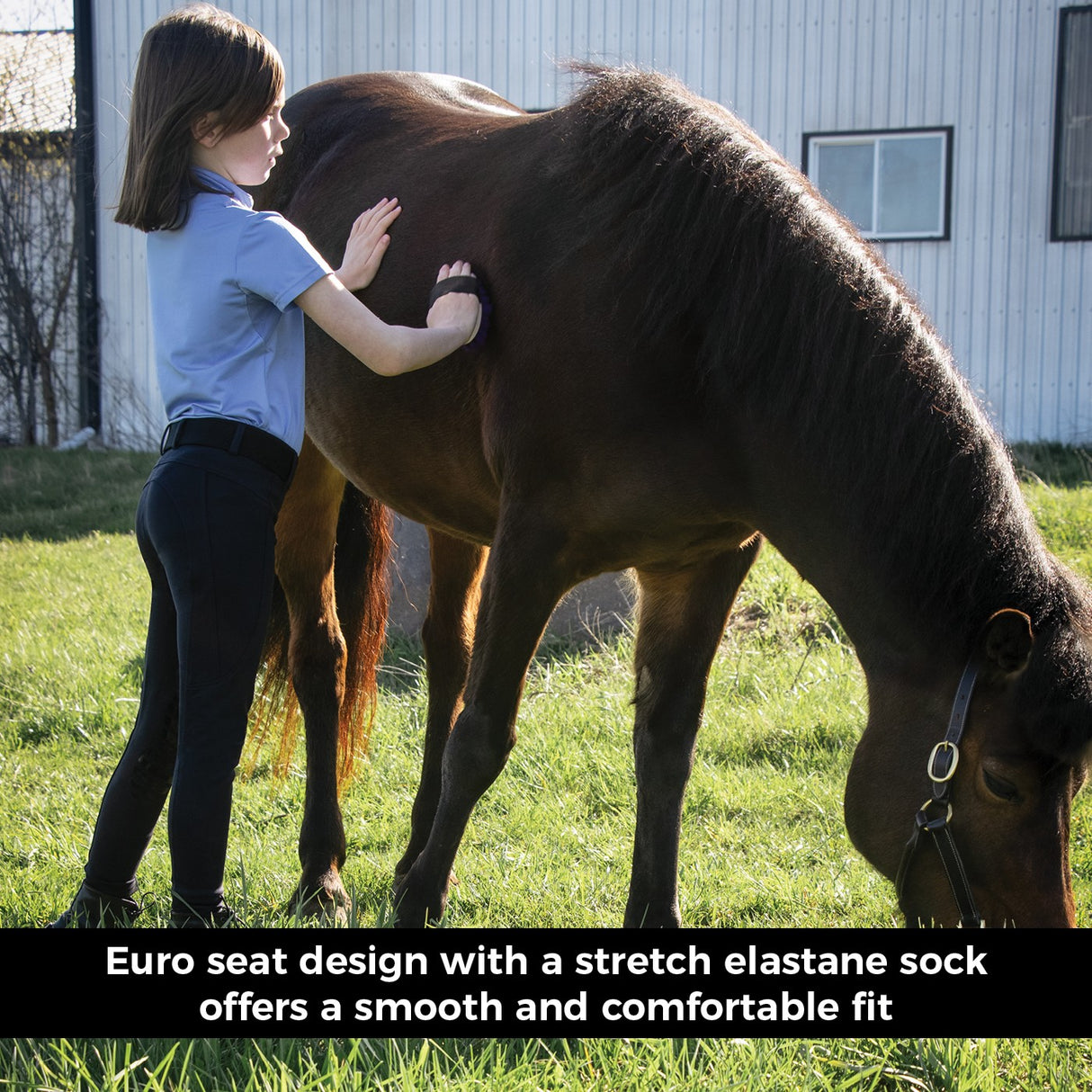 Pantalon d'équitation à enfiler Red Label Sport d'Elation - Enfants