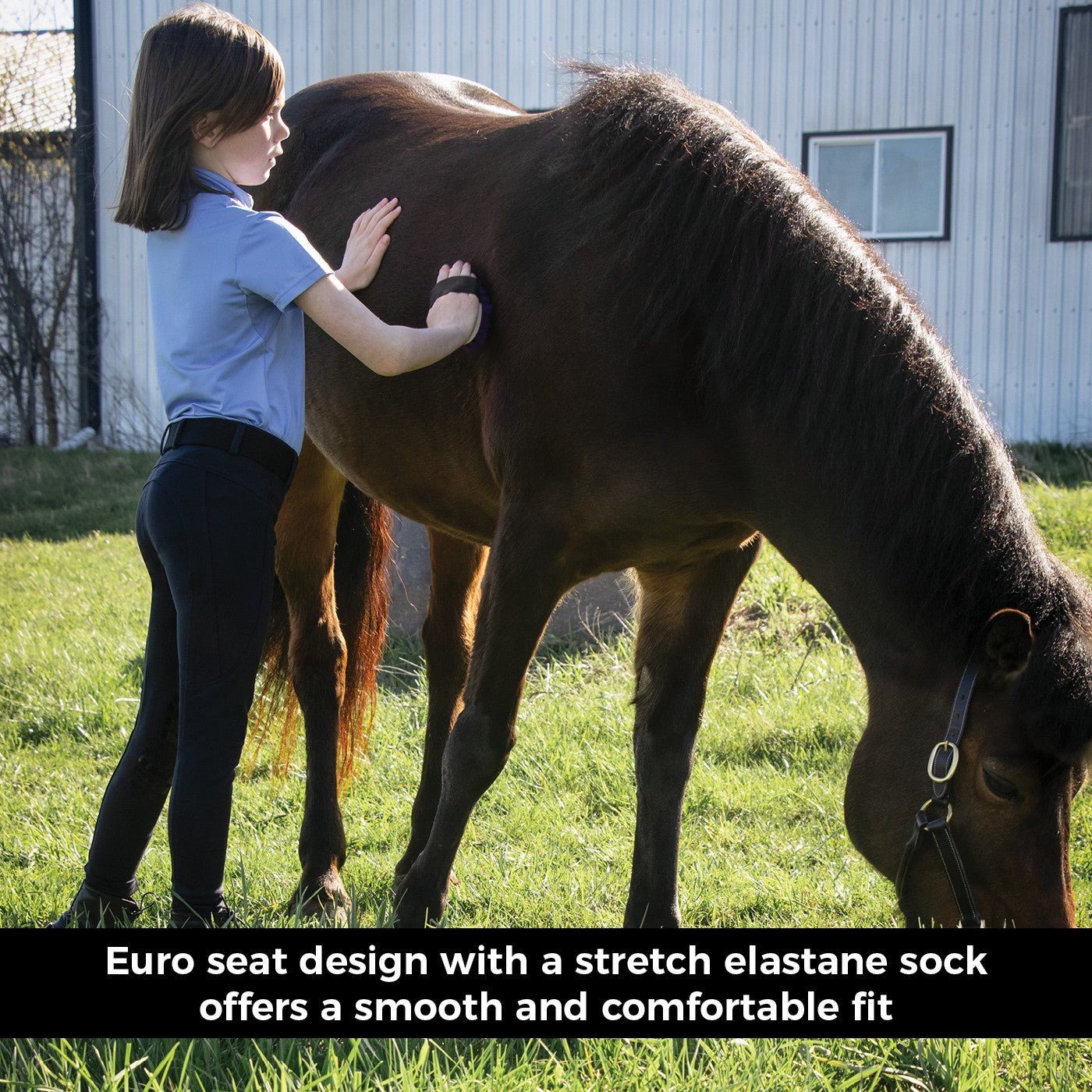 Pantalon d'équitation à enfiler Red Label Sport d'Elation - Enfants