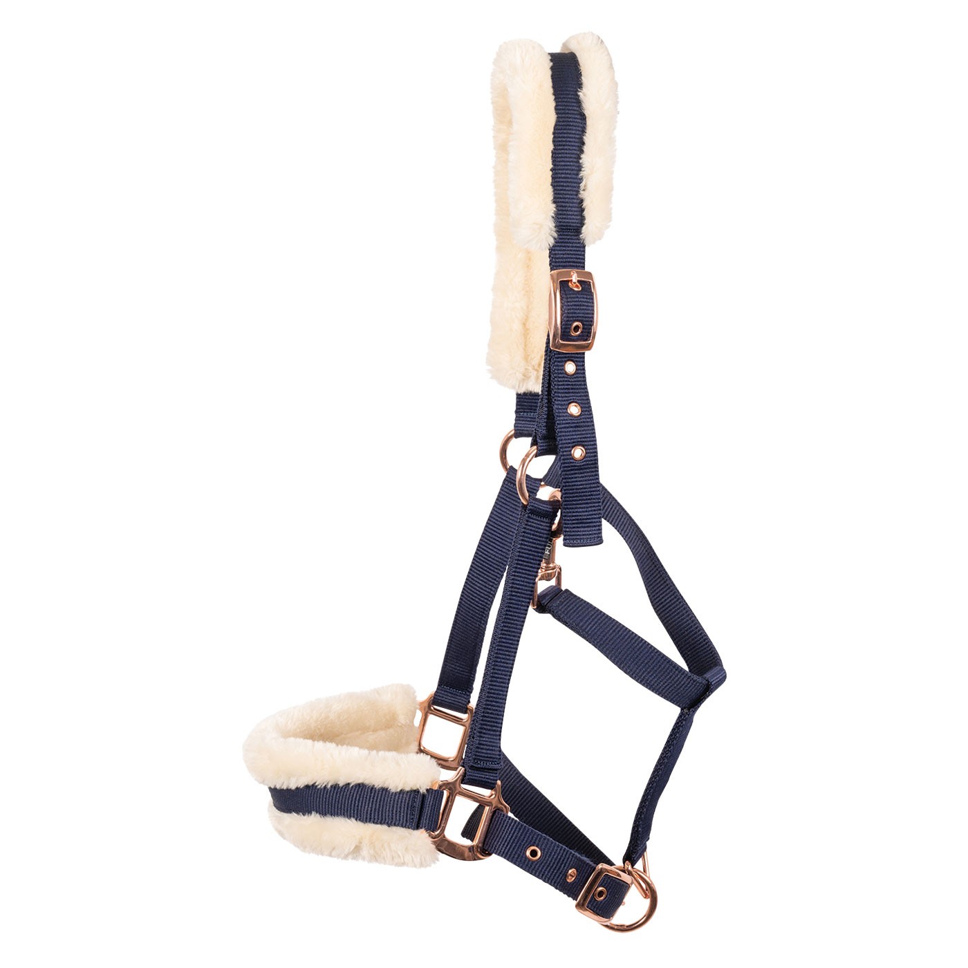 Licol doublé en peau de mouton Shedrow Rose Gold