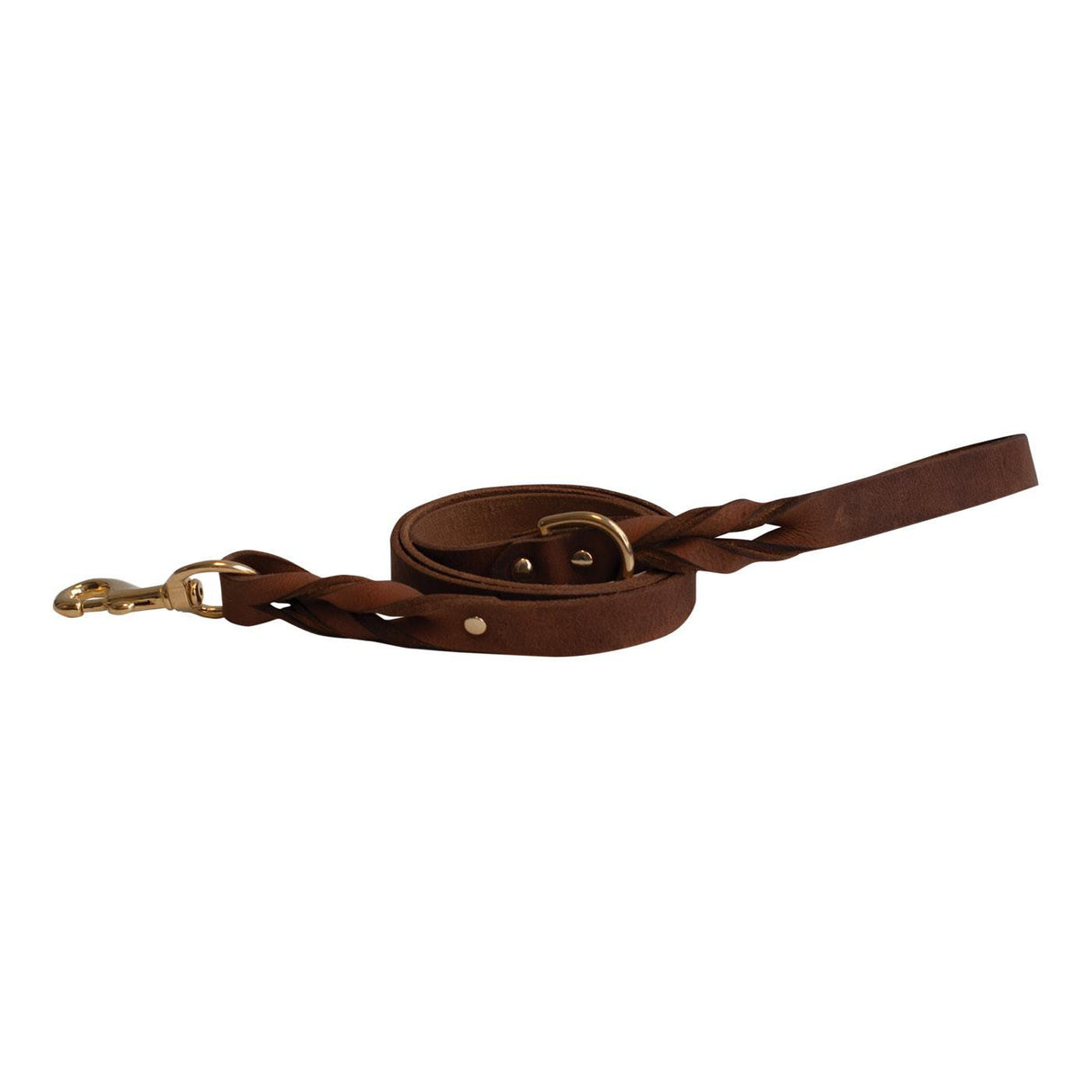 Laisse en cuir torsadé Shedrow K9 Bristol 1,5 m