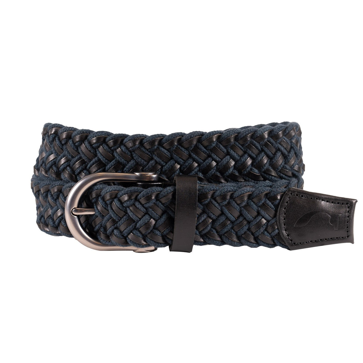 Ceinture en cuir tressé et corde Cinto