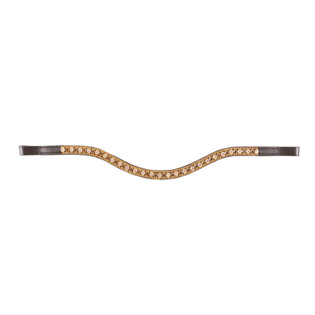 Val du Bois Gold Crystal Wave Browband