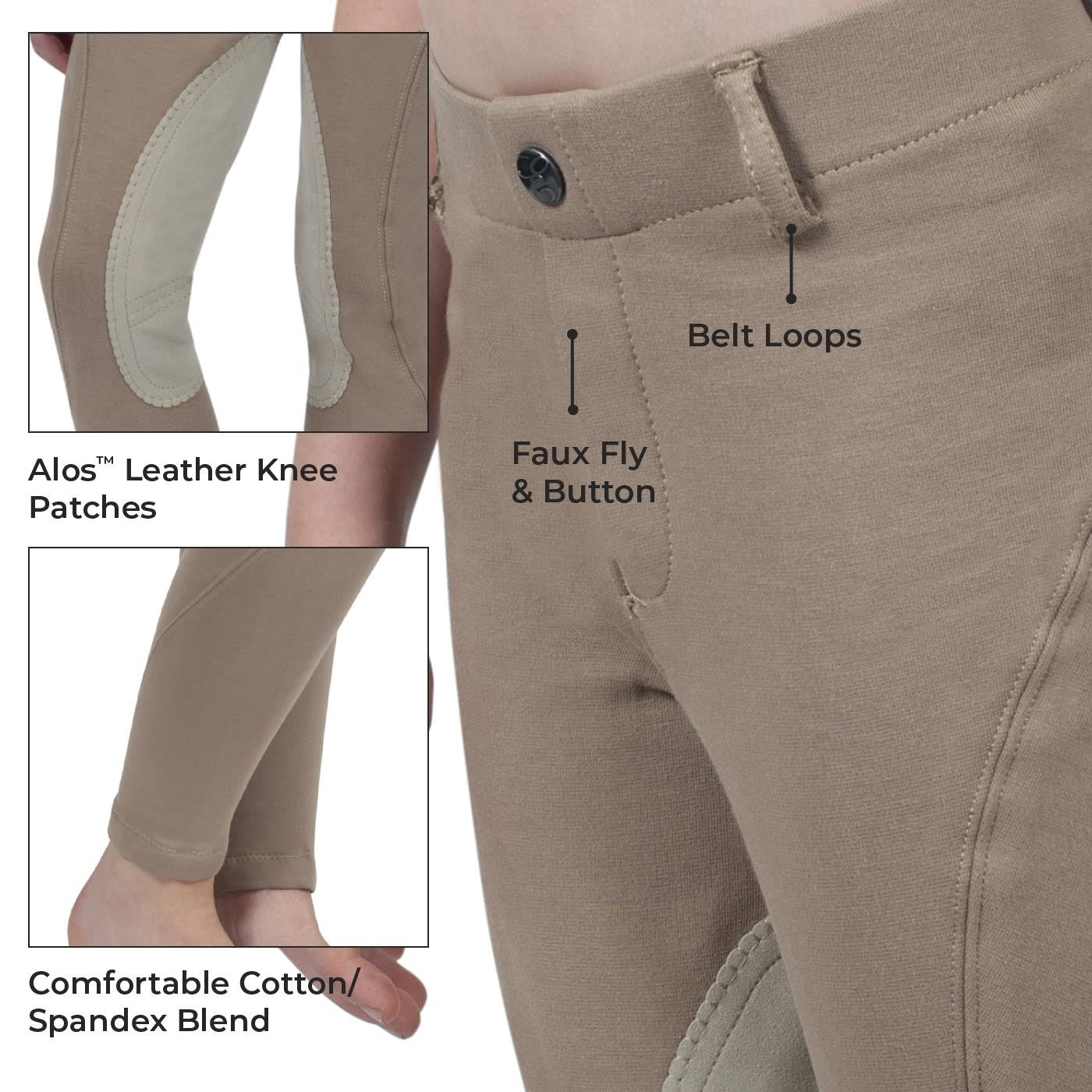 Pantalon d'équitation Red Label d'Elation - Enfants