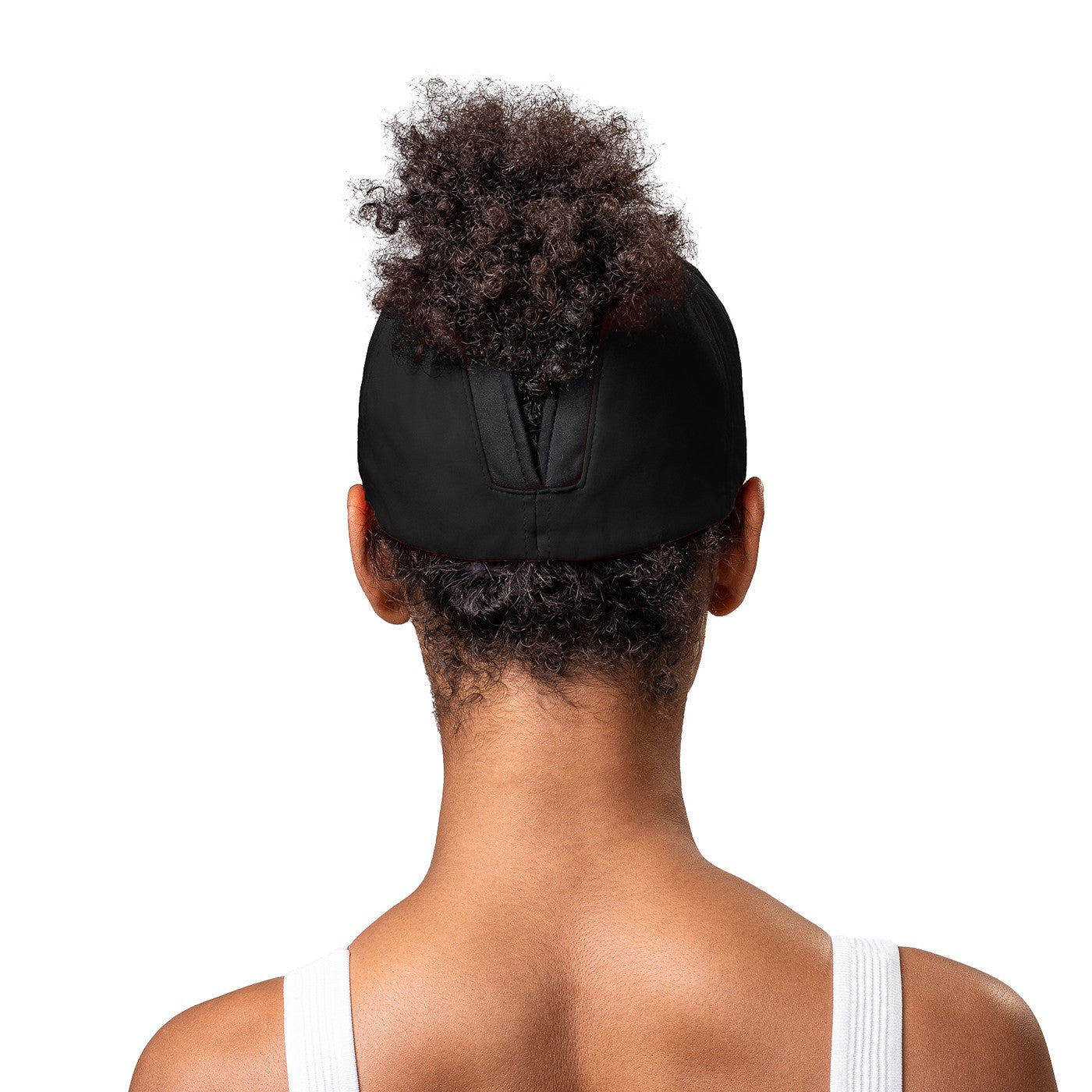 Top Knot Casquette décontractée pour femme avec queue de cheval haute
