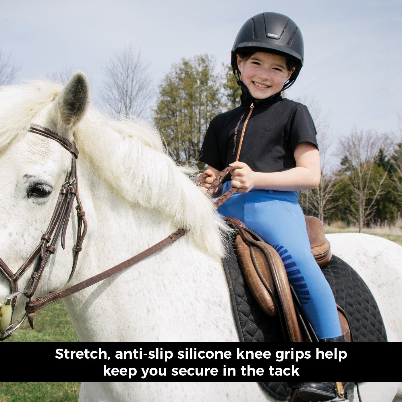 Pantalon d'équitation à enfiler Red Label Sport d'Elation - Enfants