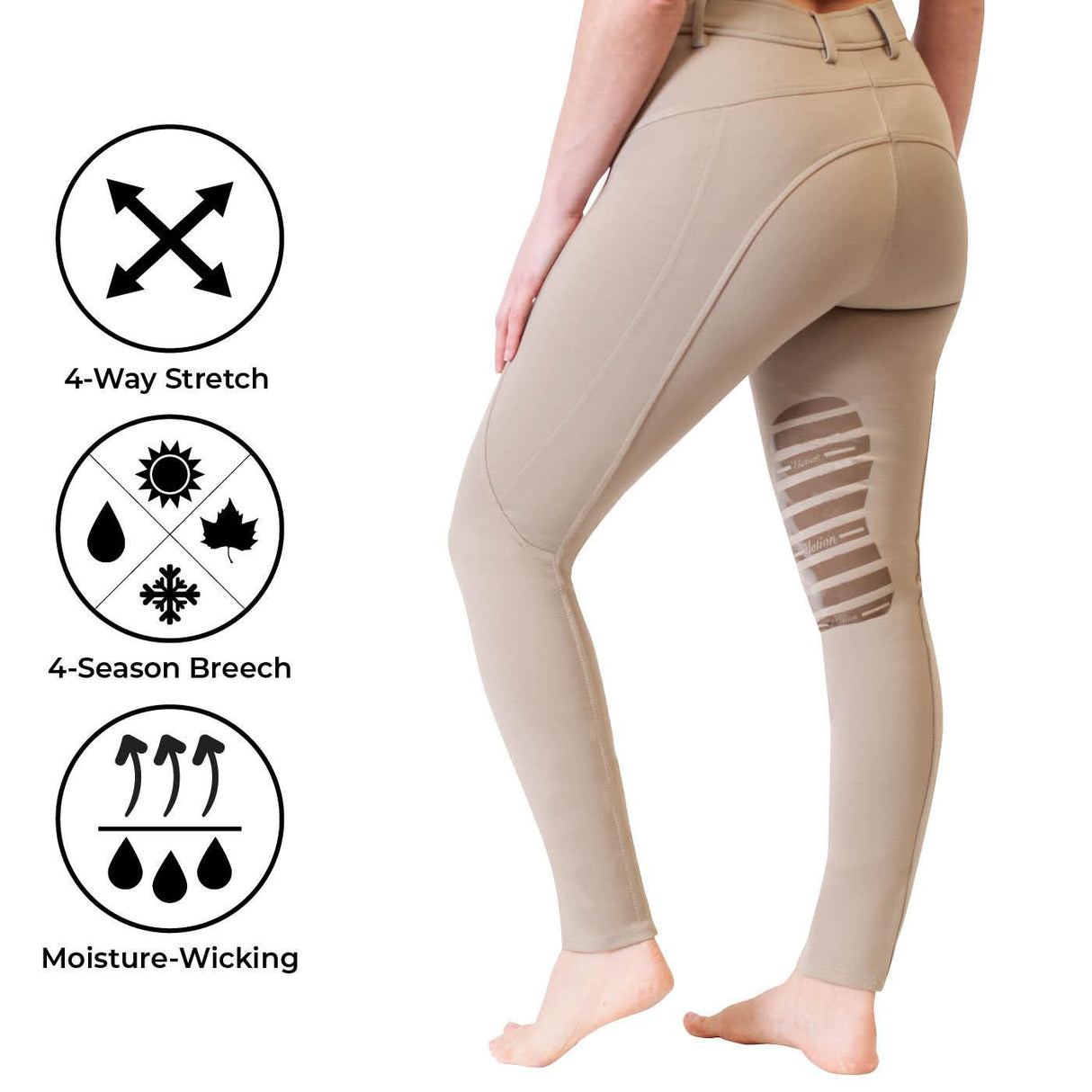 Pantalon d'équitation à enfiler Elation Red Label Sport