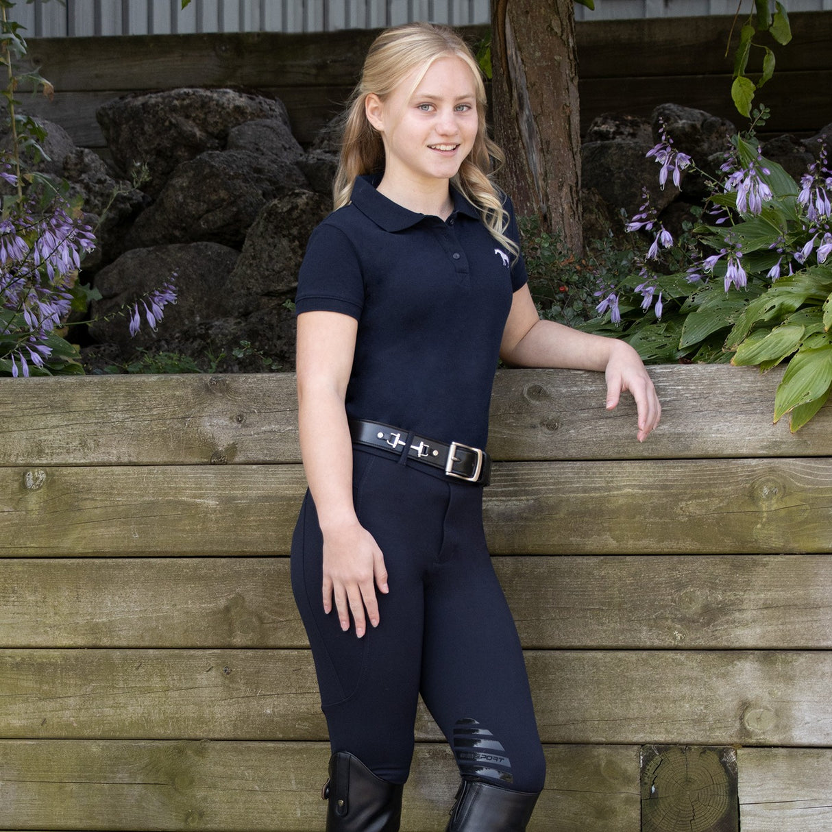 Pantalon d'équitation à enfiler Red Label Sport d'Elation - Enfants