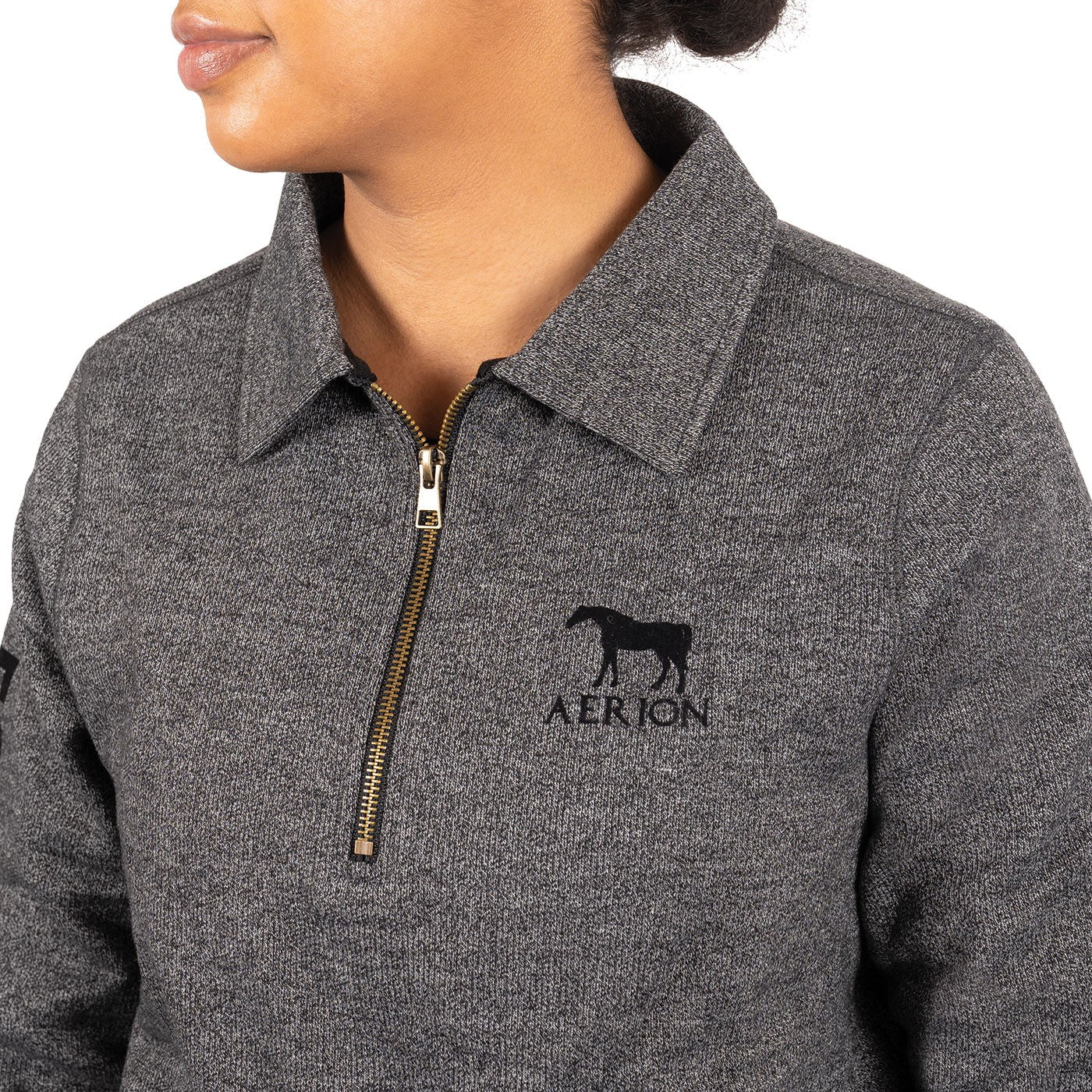 Polo à quart de zip Aerion Equestrian