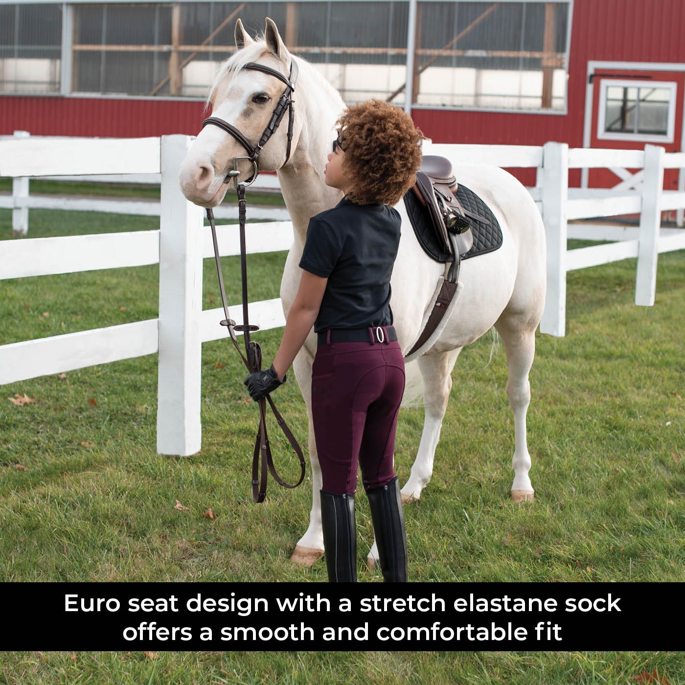 Elation Pantalon d'équitation Red Label Sport - Enfants