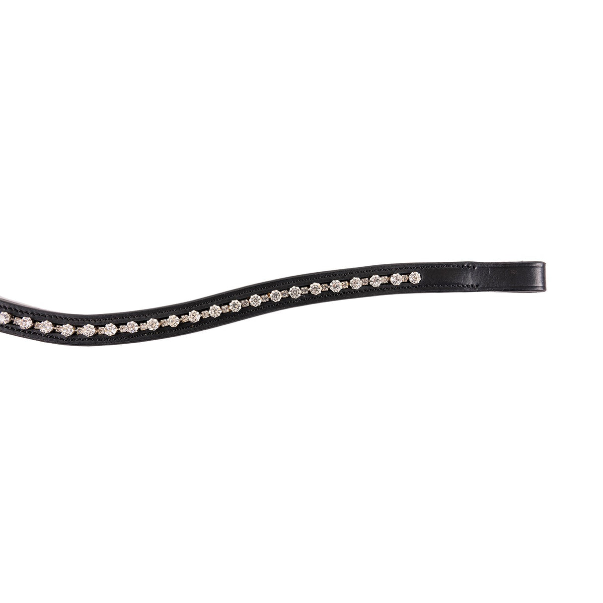 Val du Bois Clear Crystal Wave Browband