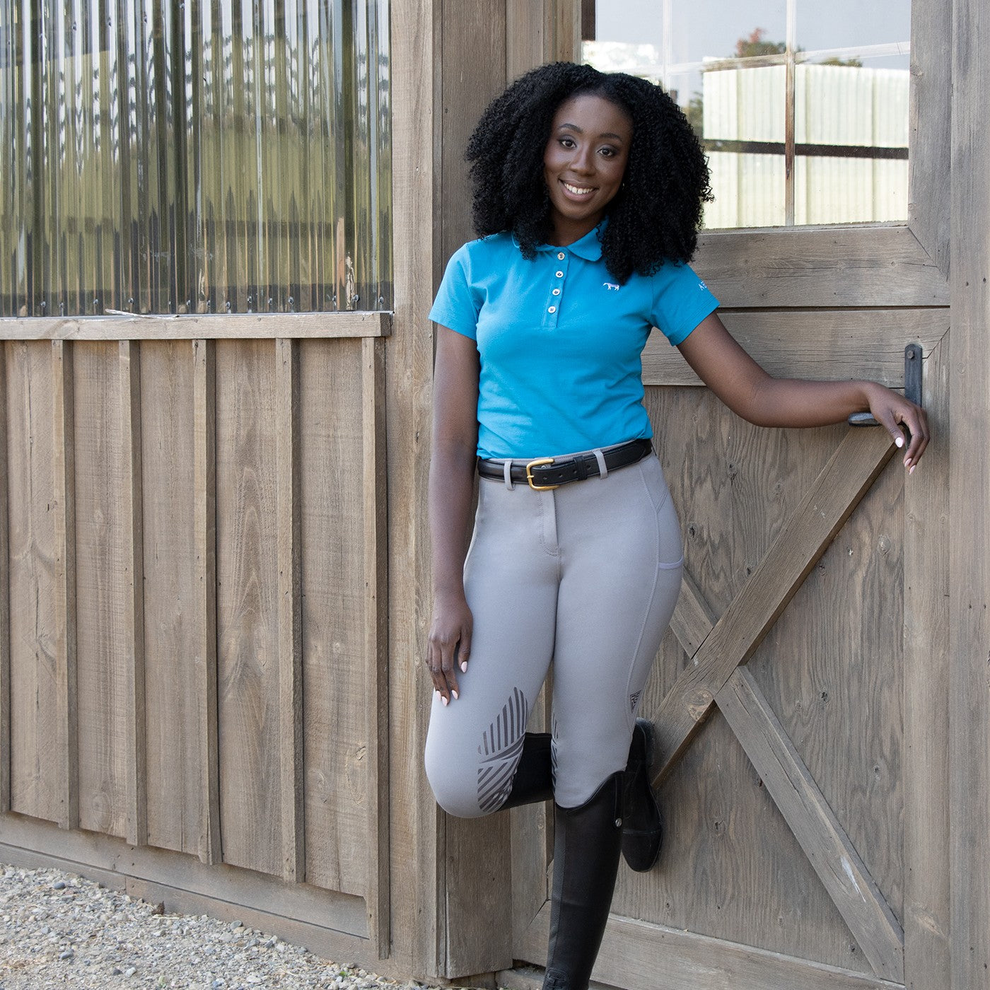 Pantalon d’équitation Elation Red Label Sport à siège européen
