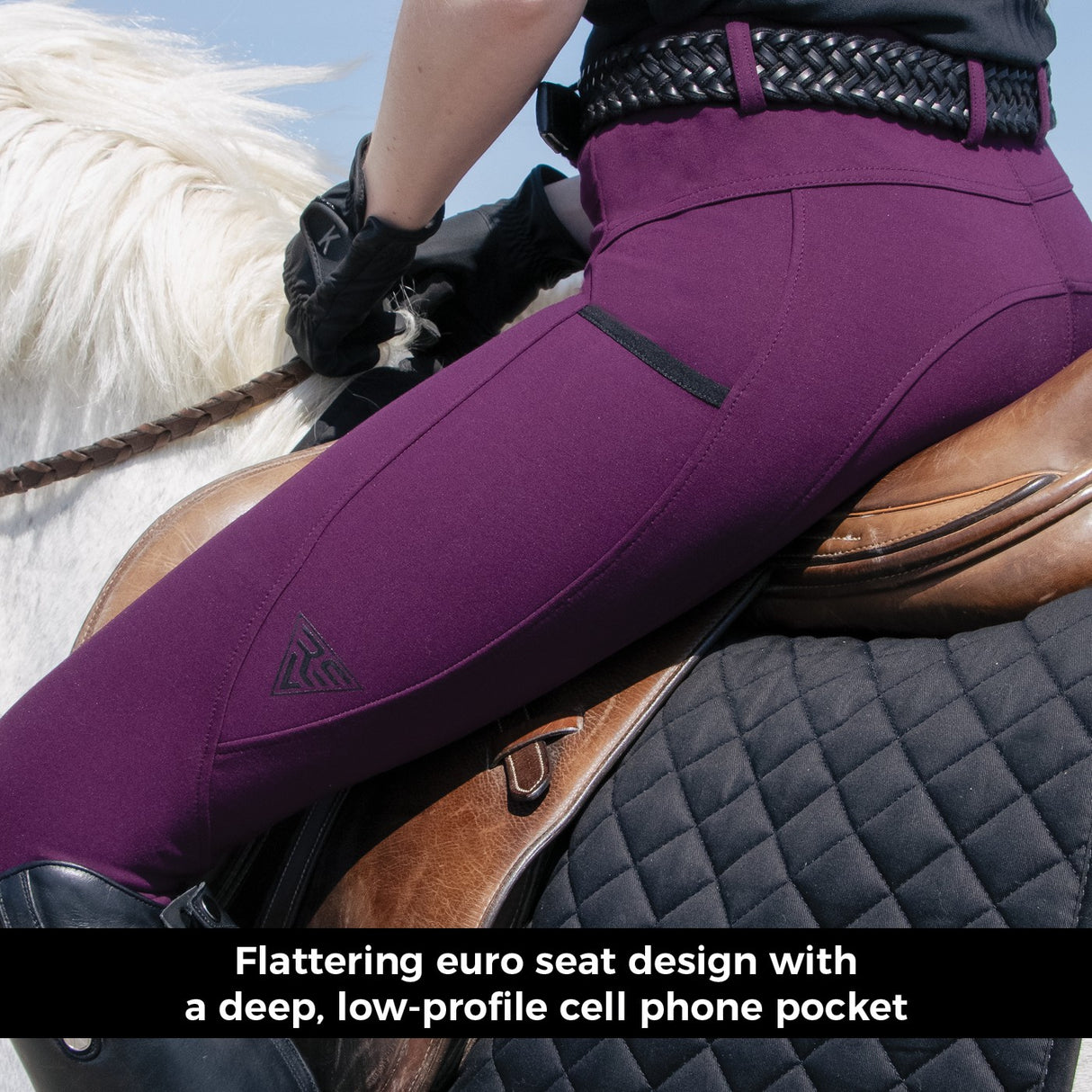 Pantalon d’équitation Elation Red Label Sport à siège européen