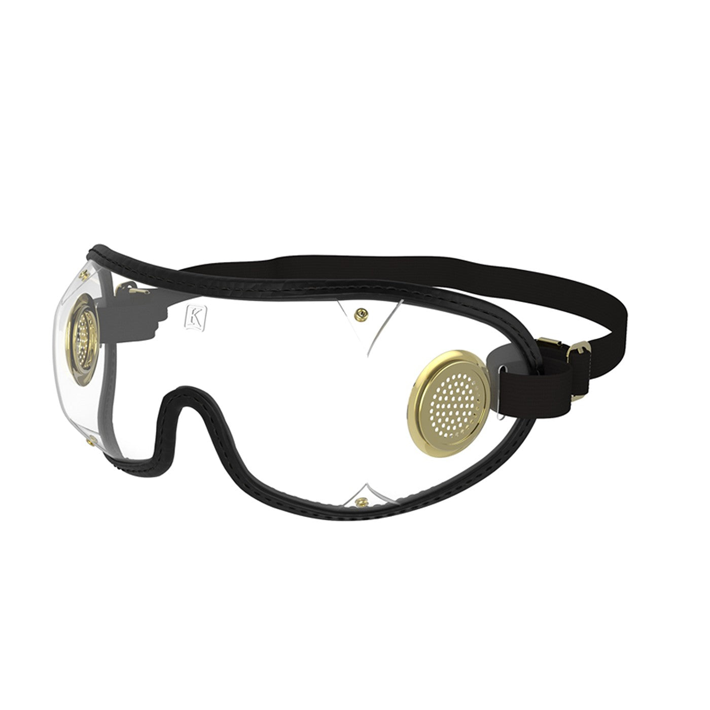 Lunettes de course transparentes avec bordure