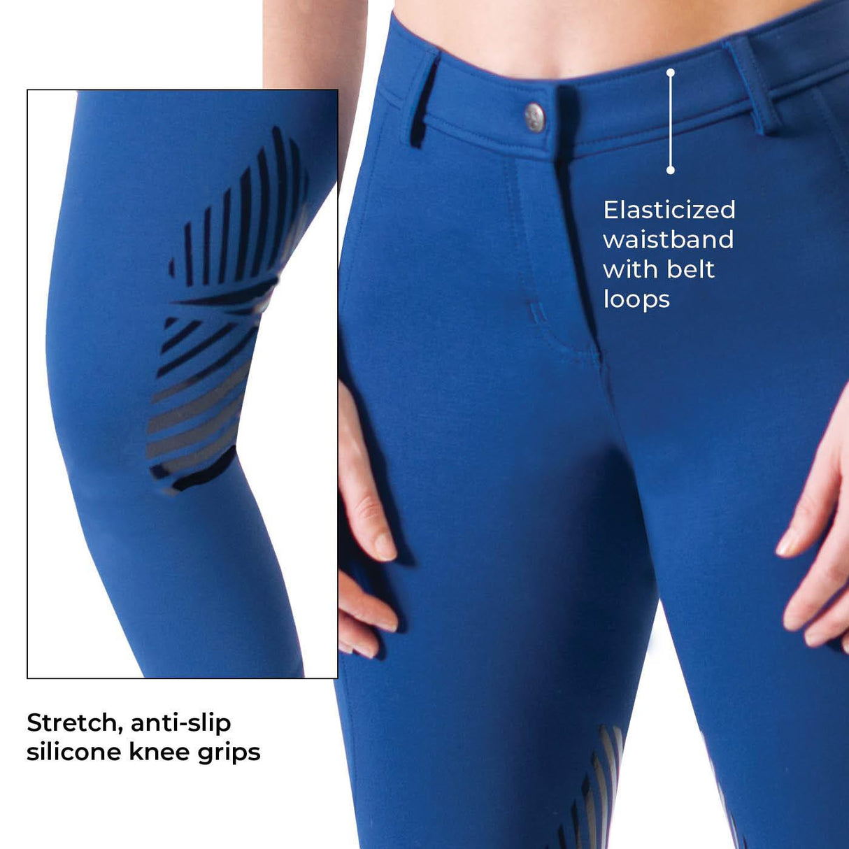 Pantalon d’équitation Elation Red Label Sport à siège européen