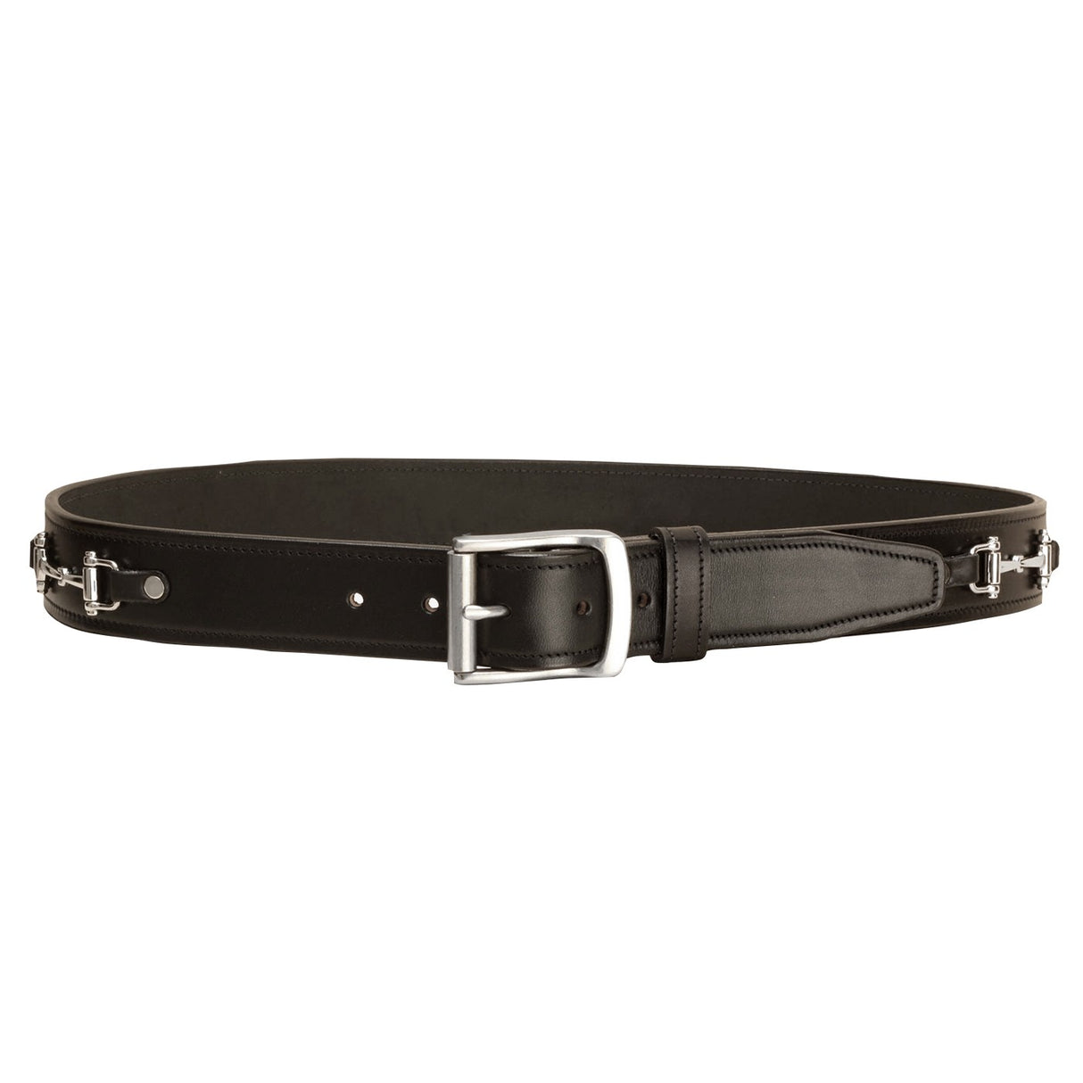 Ceinture en cuir Tory avec mors de filet