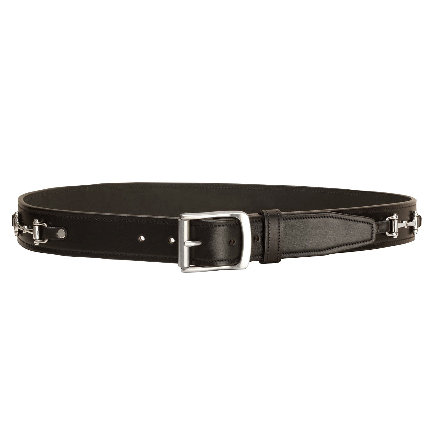 Ceinture en cuir Tory avec mors de filet