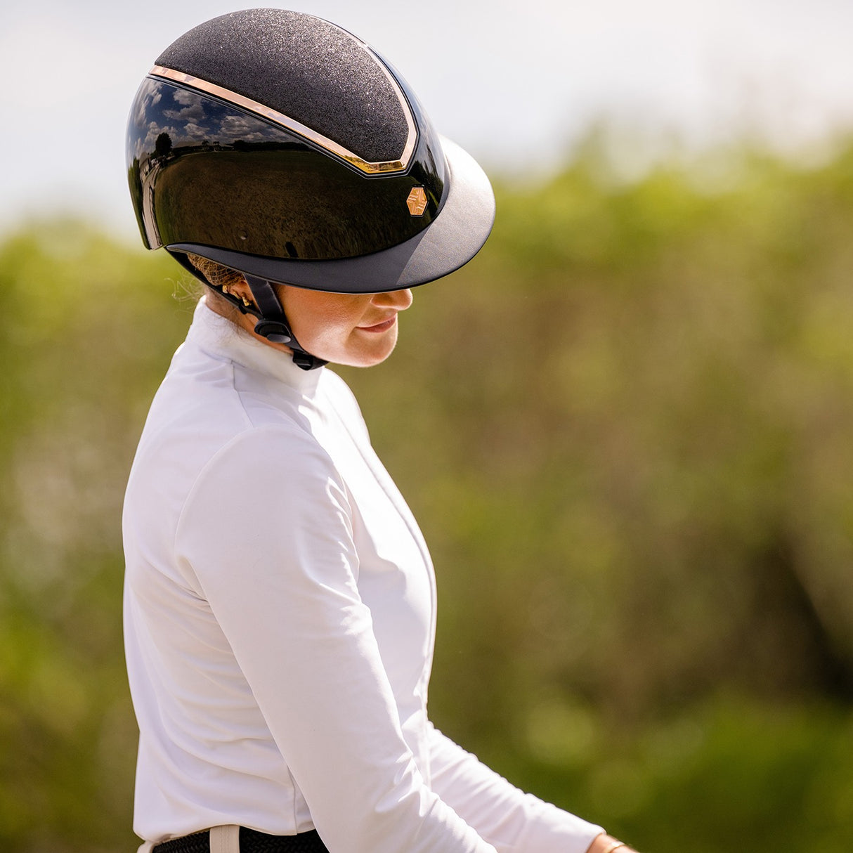 Casque à large bord Charles Owen Kylo